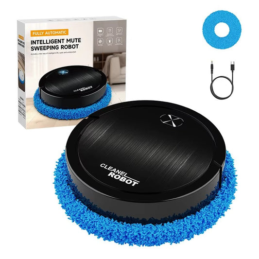 3-in-1 Robot Vacuum, Sweeper & Mop | Low Noise, Slim Design, USB Rechargeable, Multi-Surface Cleaning