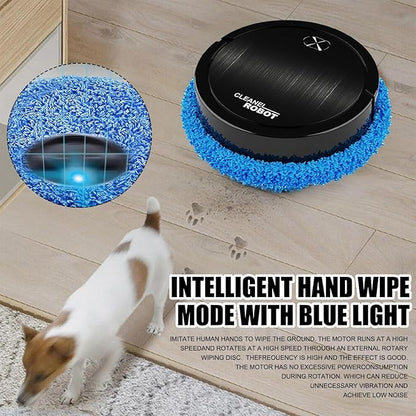 3-in-1 Robot Vacuum, Sweeper & Mop | Low Noise, Slim Design, USB Rechargeable, Multi-Surface Cleaning